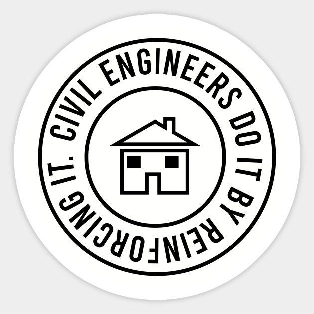 Civil enginners do it by reinforcing it. Sticker by cypryanus